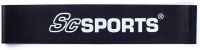 ScSPORTS odporová guma, odpor 15,8 kg, čierna