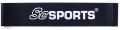 ScSPORTS odporová guma, odpor 15,8 kg, čierna