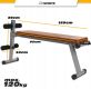 ScSPORTS Multifunkčná lavica, ekokoža, hnedá, 120 kg