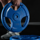 Gorilla Sports Liatinový činkový kotúč, pogumovaný, 1,25 kg