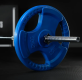 Gorilla Sports Liatinový činkový kotúč, pogumovaný, 20 kg
