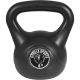 Gorilla Sports Kettlebell činka, plast, čierna, 4 kg