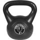 Gorilla Sports Kettlebell činka, plast, čierna, 6 kg