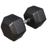 Gorilla Sports Šesťhranná pogumovaná činka, 40 kg