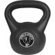 Gorilla Sports Kettlebell činka, plast, čierna, 10 kg