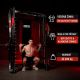 Gorilla Sports Multifunkčná kladková veža, 219 cm, čierna