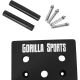 Gorilla Sports Tréningová doska na lezenie, čierna