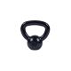Gorilla Sports Kettlebell činka, liatinová, čierna, 4 kg