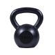 Gorilla Sports Kettlebell činka, liatinová, čierna, 28 kg