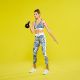 Gorilla Sports Kettlebell činka, liatinová, čierna, 32 kg