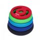 Gorilla Sports Sada záťažových kotúčov 2 x 5 kg, čierna