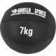 Gorilla Sports Sada kožených medicinbalov, 55 kg, čierna