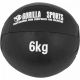 Gorilla Sports Sada kožených medicinbalov, 55 kg, čierna