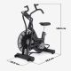 Airbike kardio trenažér 90 PRO, nosnosť 160 kg, tichý chod