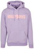 Gorilla Sports Mikina s kapucňou - fialová/korálová M