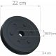 Sada kotúčov 30 kg plast 2x7,5 kg 4x2,5 kg 4x1,25 kg