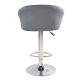 Sada 2 barových stoličiek antracit, výškovo nastaviteľné