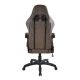 Ergonomická kancelárska stolička s vankúšikmi, hnedá