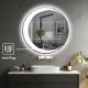 IREDA Kúpeľňové zrkadlo s LED osvetlením, okrúhle, 70 cm