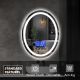 IREDA Kúpeľňové zrkadlo s osvetlením, 80x60cm, reproduktor