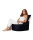 Sedací vankúš BATON, čierny
