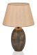 Elegantná stolná lampa, 46 x 30 cm, hnedá, zlatá