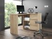 Rohový počítačový stôl, farba dub Sonoma