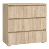 Komoda FlexiLine, 80 cm, farba dub sonoma