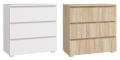 Komoda FlexiLine, 80 cm, farba dub sonoma