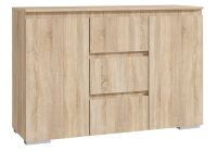 Komoda 120 cm, farba dub sonoma