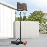 Basketbalový kôš s nastaviteľnou výškou na vonkajšie použiti