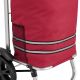 Nákupný vozík 3 v 1 – objem 56 l, červený