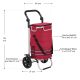 Nákupný vozík 3 v 1 – objem 56 l, červený