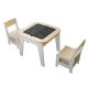 Detský stôl a stoličky s úložným priestorom a doskou