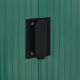 Záhradný domček na náradie, 267 x 181 cm, tmavozelený