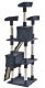 Mačacie škrabadlo 170 cm s pelieškami, domčekmi a stĺpikmi