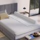 Nafukovacia ochrana postele s látkovým poťahom, 180 cm