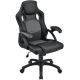 Ergonomická kancelárska stolička, čierna, polohovateľná opie