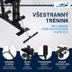 Multifunkčná posilňovacia veža, závažia 77 kg
