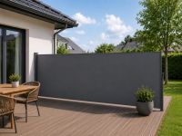 Výsuvná bočná clona, 500 x 180 cm, tmavošedá