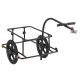 Prepravný príves za bicykel 90 l s plachtou, čierny
