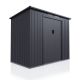 Kovový záhradný domček s posuvnými dverami 218 x 132 x 174 c