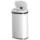 Automatický bezdotykový odpadkový kôš 60 l – biely