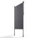 Zvislá markíza na balkón 120 x 228-316 cm, UV ochrana, sivá