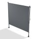 Zvislá markíza na balkón 200 x 228-316 cm, UV ochrana, sivá