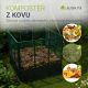 Záhradný kovový kompostér 800 l - zelený, vzdušný, odolný