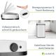 Automatický bezdotykový odpadkový kôš 50 l – biely