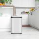 Automatický bezdotykový odpadkový kôš 50 l – biely