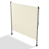 Zvislá markíza na balkón 200x228-316 cm, UV ochrana, béžová
