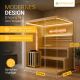 Domáca sauna pre 4 osoby 175 x 140 x 200 cm